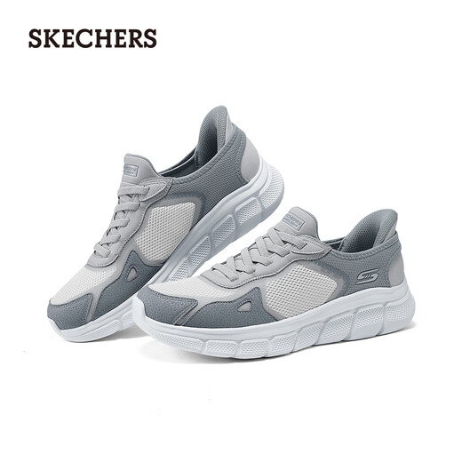 Skechers flash shoes 2025 men's slip-on casual sports shoes breathable and simple 118314