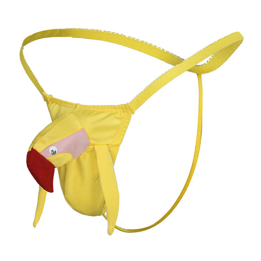 Cinturón de ropa interior sexy para hombres tanga de tía de juego creatividad creativa divertida y sexy ropa interior pájaro cabeza t-toss shishima rojo