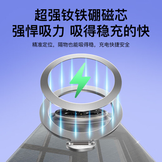 讯迪【晶透】适用华为mate70手机壳保护套镜头全包防摔360°旋转磁吸支架透明手机套保护壳男女款