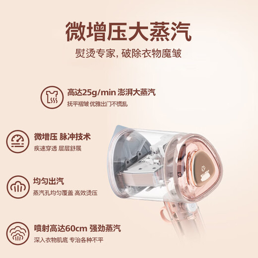 Philips handheld portable hang ironing machine micro-pressurized household ironing machine large steam iron portable ironing machine travel mini national subsidy Chinese Valentine's Day gift STH1050/20