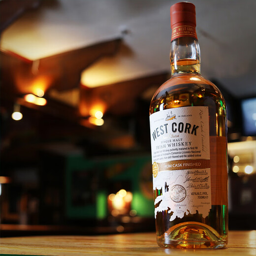 Westcow West Cork Torf Sherry Rum Porter Barrel Irish Single Malt Whisky Rum Barrel Irish Single Malt Whisky