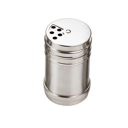 Barbecue essentials stainless steel barbecue seasoning jar sprinkler bottle pepper cumin seasoning jar commercial combination seasoning jar medium size 1 pack screw cap type
