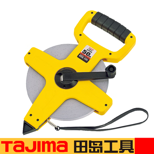 Tajima (TAJIMA) tajima Tajima tape measure long steel tape measure waterproof and rust-proof 30 meters steel tape measure 50 meters engineering tape measure HSP-50N HSP-50 meters