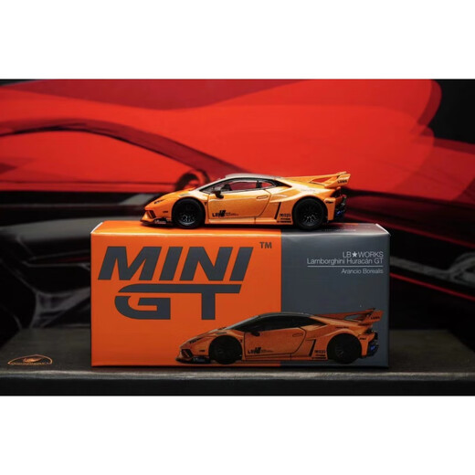 [Место для мастерства] Mini GT 1:64 Lamborghini SVJ Kantash Big Niu Alloy Automobile Model A [1/64 Minigt #687 GT3 E Отправить коробку для защиты животных