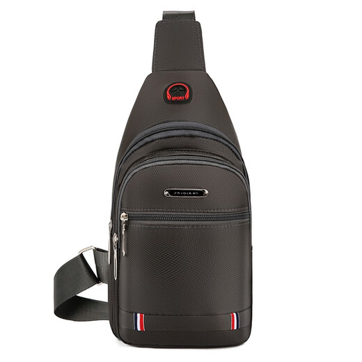 Escultura de pastizales [Actividad] Bolsa de cuerpo cruzado para hombres Bolso de hombro Bolso de hombro para hombres Bolso de pecho Bag Cycling Bag Flat Bag 9905-Refundida Edición Premium doble