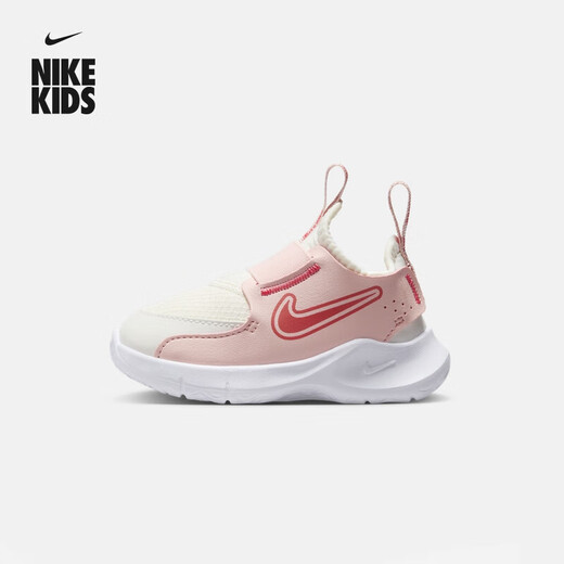 Nike (Nike) Boys and Girls Flex Runner 3 fáciles de usar y despegar zapatos deportivos para bebés y niños Spring FN1478 104 Mountain White_Mysterious Fireworks Color_eco Pink 21 (la longitud del pie es de aproximadamente 11 cm)