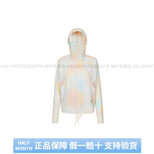 
Bosideng (BOSIDENG) Jiaoyang Series Dopamine Solid Color Ice Silk Skin-Friendly Breathable Mesh Spliced ​​Drawstring UPF100+ Wide Hat Brim Full Face Ice Cream Powder 1048 L