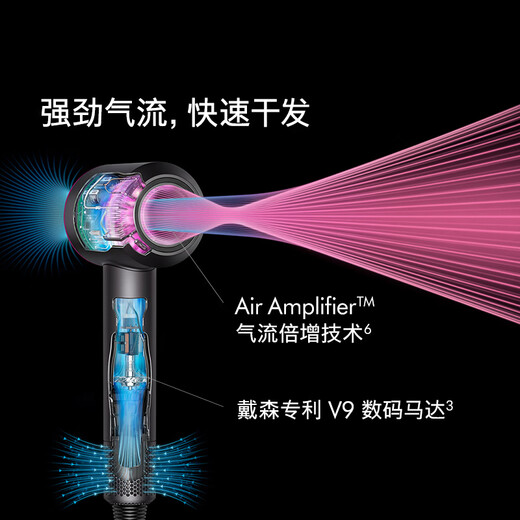 DYSON [National Subsidy 15%] HD08 entry-level high-speed hair dryer quickly dry hair smoothly without hurting hair High power Gift HD08 Chinese red