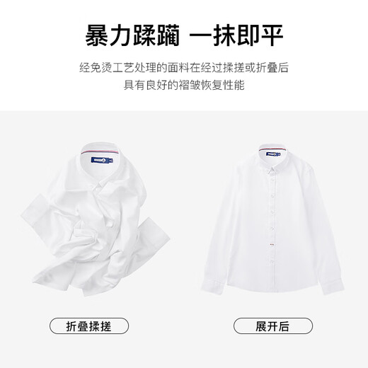 Navigare Italian small sailboat long-sleeved shirt men's spring easy-to-care and non-iron shirt solid color casual and versatile inch shirt men bleaching XL /41