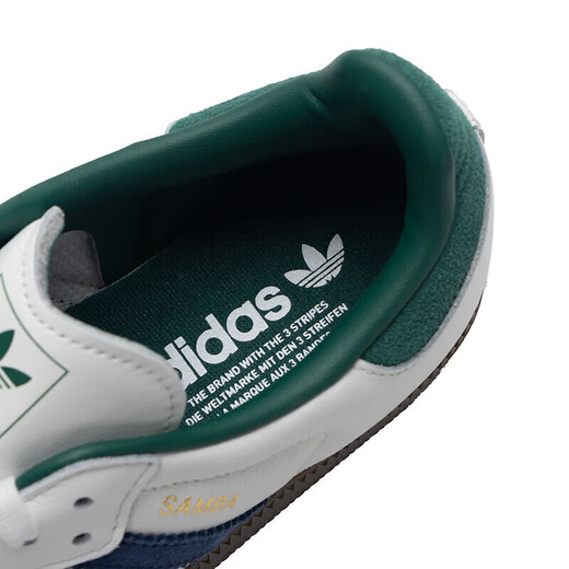 Adidas (adidas) Chaussures masculines de trèfle et chaussures pour femmes 25 S d'été Nouvelles baskets à la mode toe toe basses de couple décontracté Ih4882 / blanc / vert / bleu foncé 40