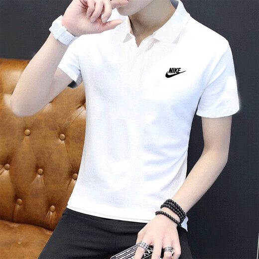 Nike (Nike) T-shirt masculin 2025 Été Nouveau revers de fitness rapide à séchage
