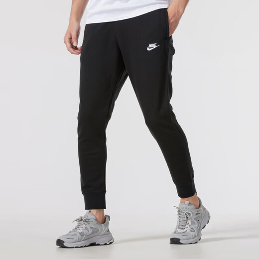 NIKE运动套装男装 25夏季新款商务休闲翻领POLO衫短袖T恤 小脚裤长裤 FN3895-010+BV2680-010 L