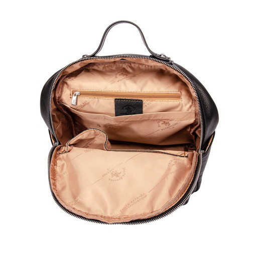 Polo/racquetclub 2024 New Cowhide Mochila para mujeres mochila casual para bolsas de viaje en la escuela bolso mommi bag negros