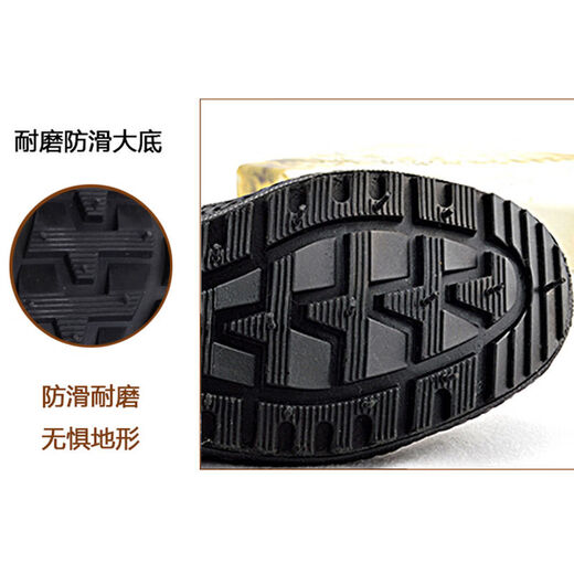 搏峰 BOVFN 3527品牌低帮作训鞋解放鞋保安耐磨防滑工地建筑劳动胶鞋防臭劳保男鞋 耐磨防滑透气防臭低帮鞋 36 标准鞋码 正码正拍