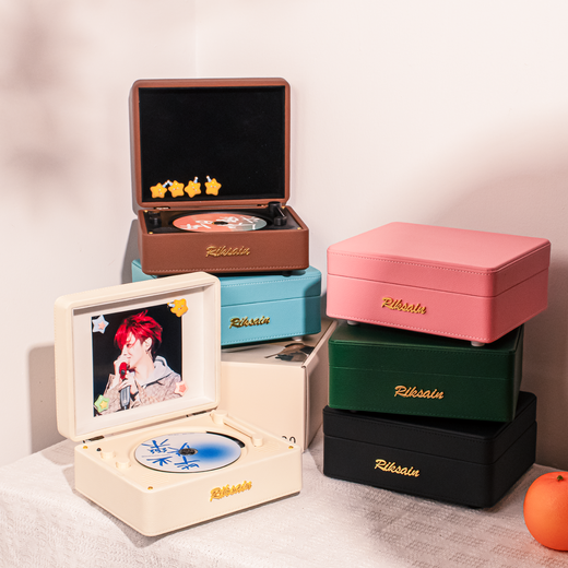 Riksoin customizable disc CD player disc audiophile album Bluetooth player retro listening to discs nostalgic retro literary CD player for Chinese Valentine's Day birthday retro brown original sound quality 5.4 Bluetooth chip + sound of Berlin