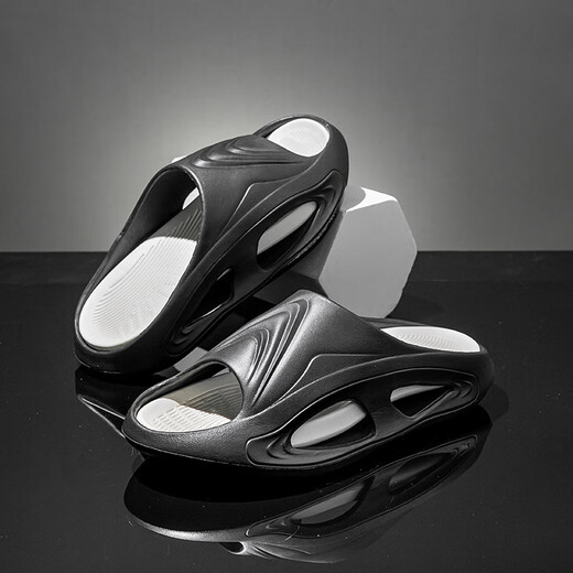 L'étudiant du Minghuitong College porte des pantoufles à la mode à l'extérieur pour les sandales de noix de coco de célébrités Internet pour hommes eva couple féminin de support d'été [A699] Orange blanc 36-37 (les chaussures sont une taille plus petite)