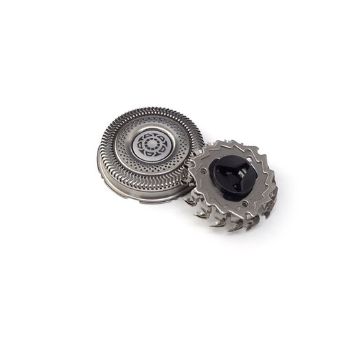 Suitable for Philips razor SP9870 SP9871 SP9873 knife head, carator cover, knife holder hinge head, 1 knife, 1 net (original double ring, double layer)