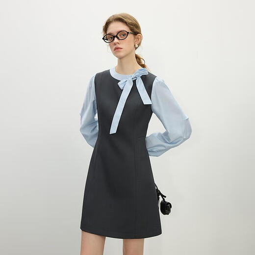 Fan Silanen Corea Corea Vestido de empalme de dos piezas para mujeres 2025 Ropa de primavera NUEVA QIANJIN SALDE ESTILE ESTADO