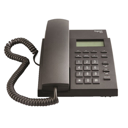 GIGASET 825 telephone landline caller ID telephone landline business office telephone 825 black