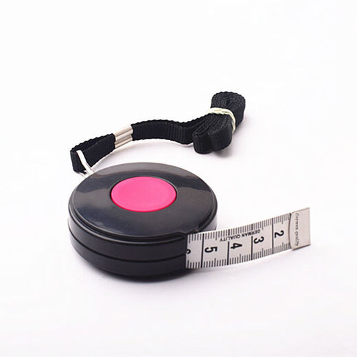 FANCYCHIC German quality tape measure, clothes measure, waist measure, tailor's ruler, sewing ruler 1.5 meters, soft leather tape measure for clothing, 2 meters, white pink heart, inches + centimeters