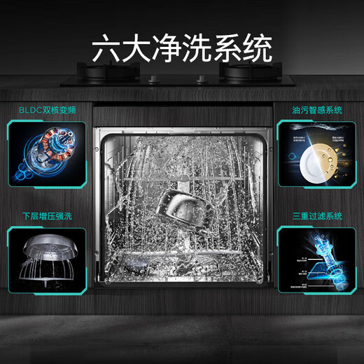 Siemens built-in dishwasher under the stove 12 sets of smart built-in dishwasher with custom door panel H1N1 virus elimination SE63HB66KC