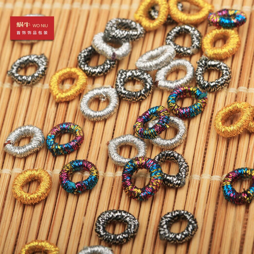 
Silver wire coil 10 pack necklace bracelet pendant handmade DIY braiding material color gold wire black wire 6mm coil gold wire 11 coil 6mm one pack 10 pack 10975