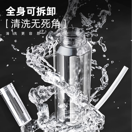 NRMEi sports water cup large capacity men's tritan summer high temperature resistant anti-fall cold brew tea sports kettle extra large cup