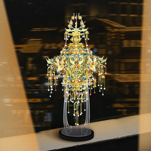 Pincool Boneless Lantern 3d Metal tridimensional Rompecabezas Ornamentos creativos de bricolaje hecho a mano para regalos de San Valentín chino para novia