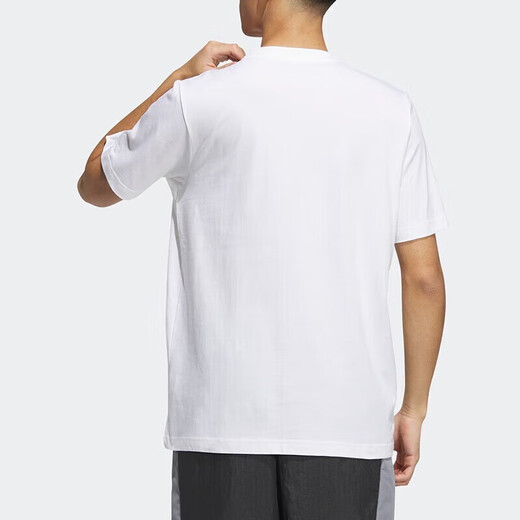 阿迪达斯 （adidas）短袖男装女装 2025新款健身跑步透气运动服情侣款舒适休闲圆领t恤 IP3884 XXS