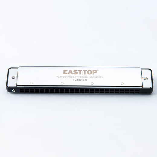 
EAST TOP 24-hole embedded polyphonic professional harmonica T2402 2.0 black lattice