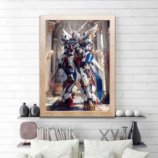 Dibujos animados 120 piezas Puzzle plano niños Puzzle adulto Desarrollo de juguetes Desarrollo de inteligencia Descompresión Handman Ultraman-Upgrado engrosado 120 piezas