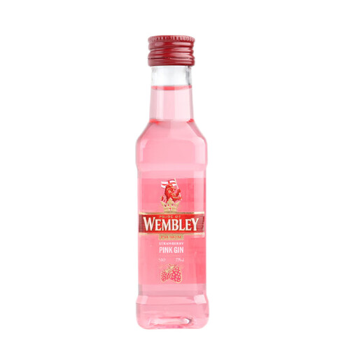 Yege, foreign wine, whiskey, rum, vodka, small bottle, wine version, cocktail, convenience store mix base wine, Puda Crown Pink Gin 50ml*4 bottles