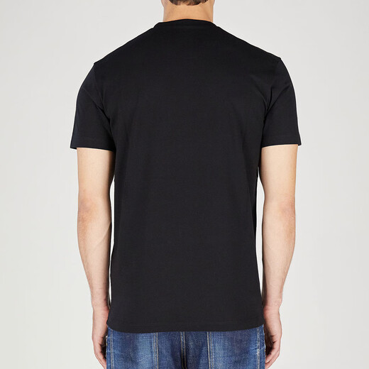 DSquared2/D2次方 奢潮男士时尚简约短袖圆领T恤 S74GD1396 D20020 黑色 900 3XL