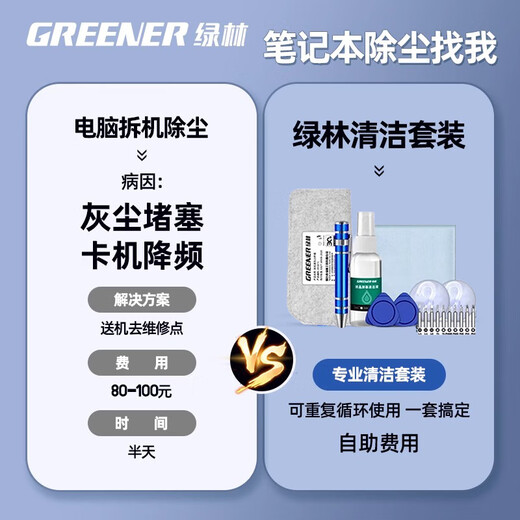 绿林（GREENER）笔记本电脑拆机清灰54件套装换硅脂螺丝刀家用多功能手机维修工具