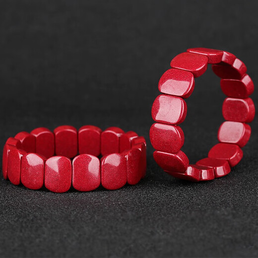 Vanden natural cinnabar bracelet, purple gold sand bracelet, birth year red bracelet, high purity bracelet bracelet, gift for girlfriend, 16 pieces for men