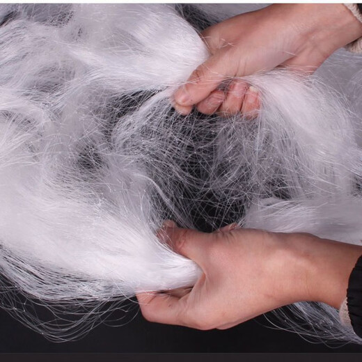 Kwai Yao wire mesh fishing net three-layer sinking net single-layer floating net hanging sub-fish net white striped crucian carp carp single-layer floating net 1 finger 6 meters 0.7 meters high