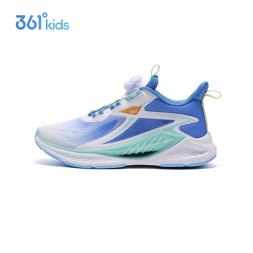 361 Wind 6.0 Chaussures de course pour enfants 25 Summer Boys and Girls Flexible Breathable Professional Sports Chaussures bleu 34