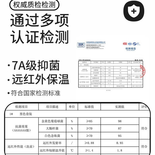 Langsha thermal underwear men's thickened and velvet middle-aged and elderly autumn and winter autumn clothes and long pants warm suit men's black XXL