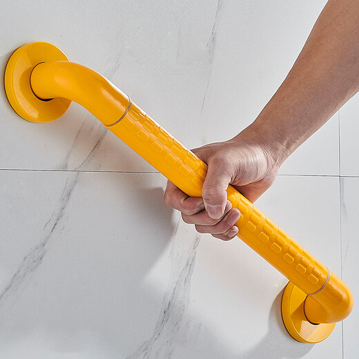 麦桑荷蹲坑助力扶手   卫生间扶手栏杆浴室厕所无障碍老人防滑不锈钢老 加强版13570*70CM