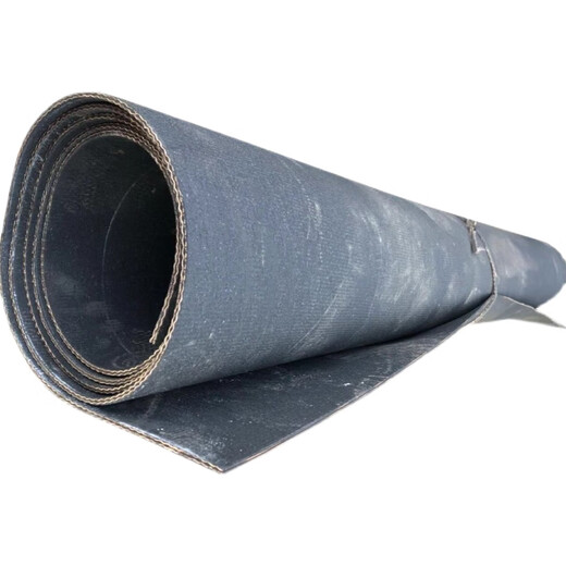 Old nylon conveyor belt cattle and sheep trough rubber plate paving car bottom wear-resistant rubber mat workshop floor flat steel wire 1.15 meters wide (68 thick) price per meter