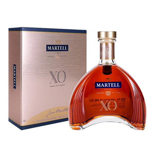Martell XO 700ml New Arch Bridge French Cognac Imported Wine 1000ml Two Jin Jin is equal to 0.5 kg Overseas version Martell XO 1000mL 1 bottle Overseas version (mixed code)