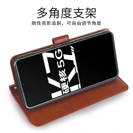 Suitable for Honor 40 mobile phone case flip-type leather case-10 wallet card case full-inclusive anti-fall soft inner case protection Classic leather case-black Honor V40