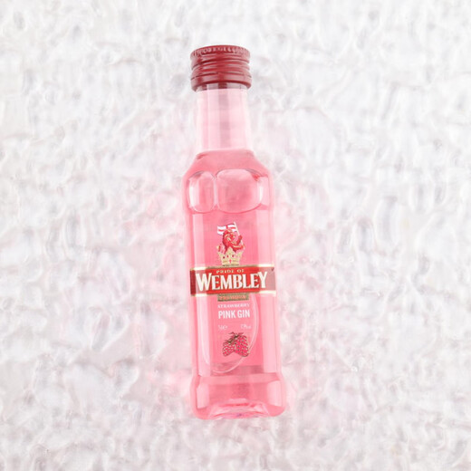 Yege, foreign wine, whiskey, rum, vodka, small bottle, wine version, cocktail, convenience store mix base wine, Puda Crown Pink Gin 50ml*4 bottles
