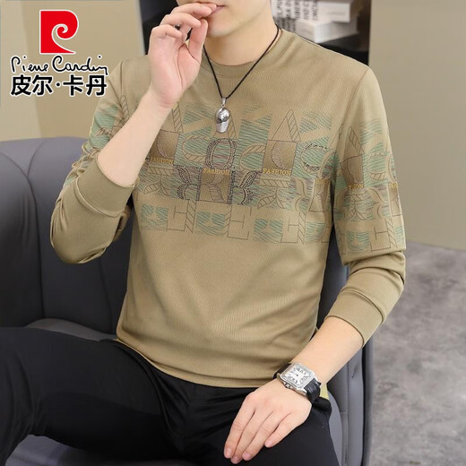 Pierre Cardin 2025 Camiseta de manga larga de manga larga de primavera y otoño