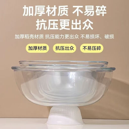 Disposable rice husk tableware set, biodegradable bowls, chopsticks, cups, saucers and spoons, thickened, no-wash, party picnic, 8-piece rice husk tableware set, gift pack for 20 people