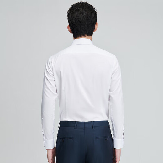 Angel Bird formal long-sleeved shirt men's business versatile shirt ivory 39(170/88)