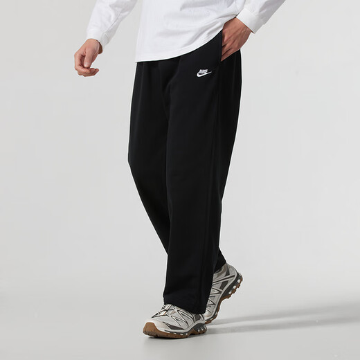 Nike (Nike) Sportanzug Herrenkleidung 2025 Neues Business Casual Tennis Training Polo-Shirt kurzärmelige T-Shirt Straight Hosen FN3895-010+HQ4423-010 m