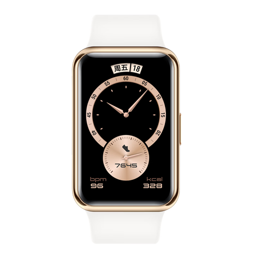 
Huawei [Goddess Gift Recommendation] Huawei Watch Women's Watch Fit Sports Intelligent 2 Generation Wearing Heart Rate Sleep Physiology NFC Scan the QR code to pay for Blood Oxygen 520 Gift Stainless Steel Frame | Upgraded Version Frosting White - Offer Rose Gold Milan Steel Belt