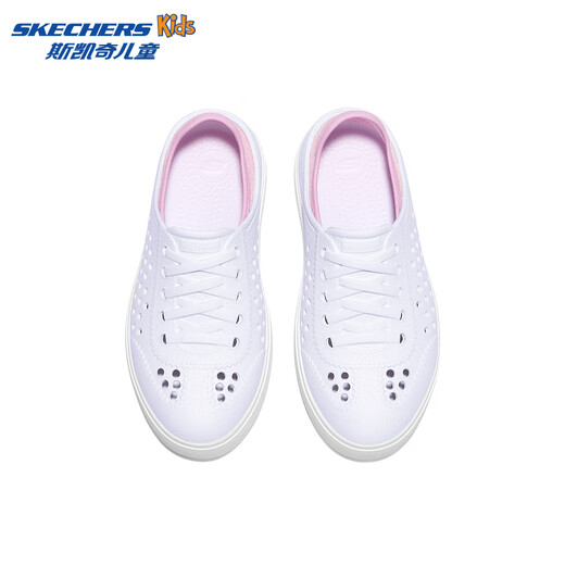 Skechers Детская летняя пещерная туфли легкая каблука удобная туфли для туфли девочки комфортные сандалии 308201L