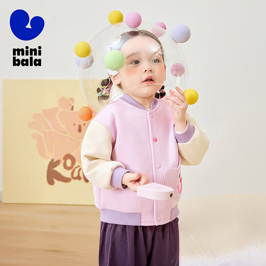 Mini Bara Jungen und Mädchen Baseballjacke Frühling Neues Baby Jacke Frühlingspop